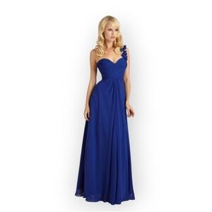 Allure 1267 Bridesmaid Dress Royal Size 2 NWT